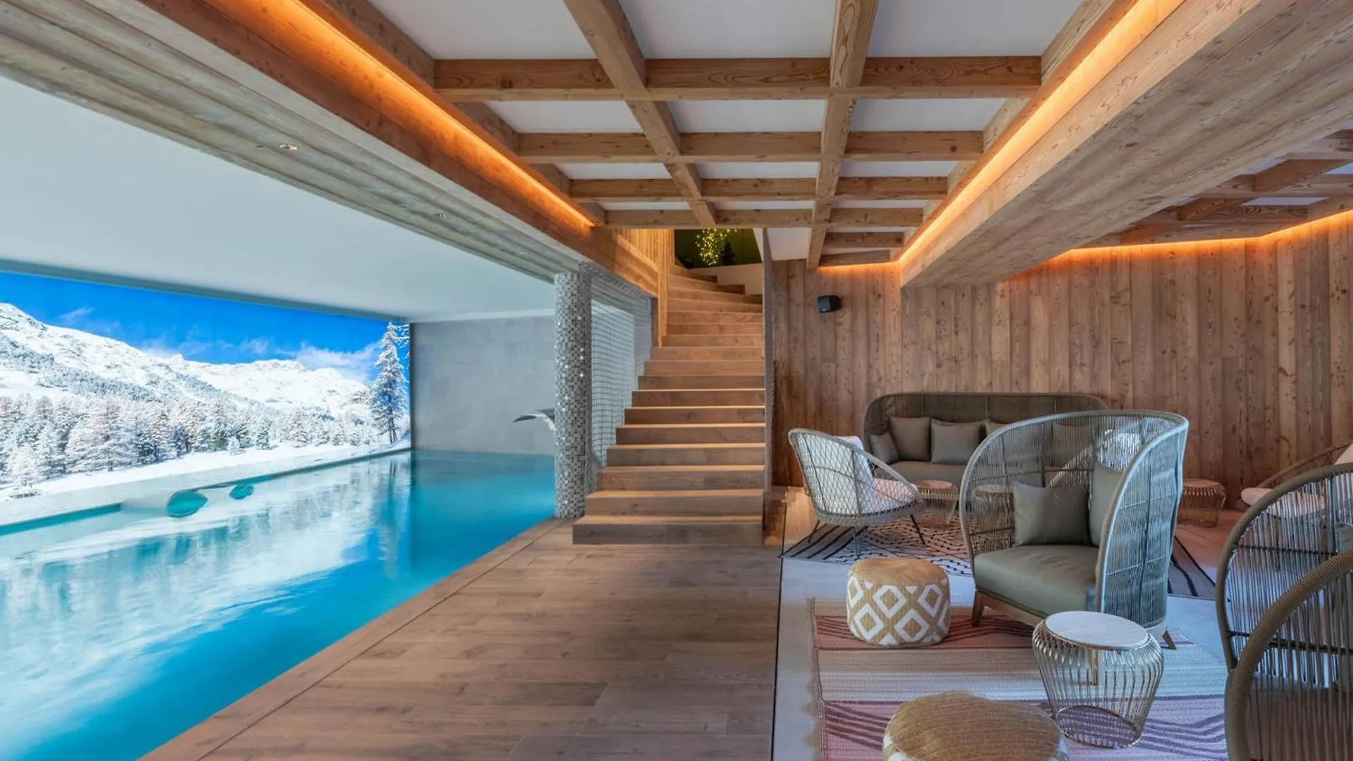 דירה Duplex Neuf Ski In/Out Avec Spa Et Piscine A Courchevel 1850 - Fr-1-564-99 צרפת