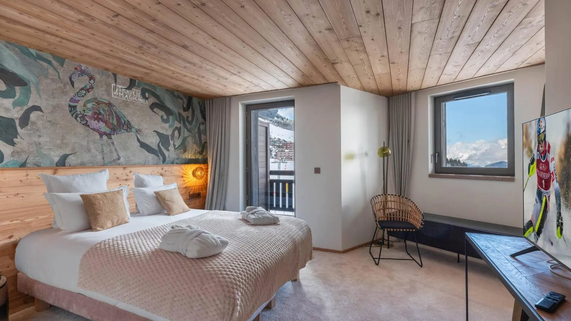 Duplex Neuf Ski In/Out Avec Spa Et Piscine A Courchevel 1850 - Fr-1-564-99 דירה